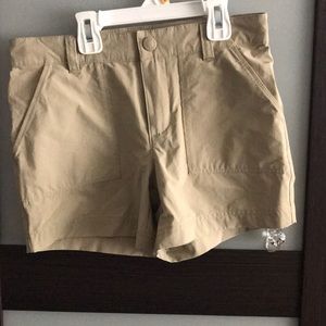 Northface Khaki hiking shorts